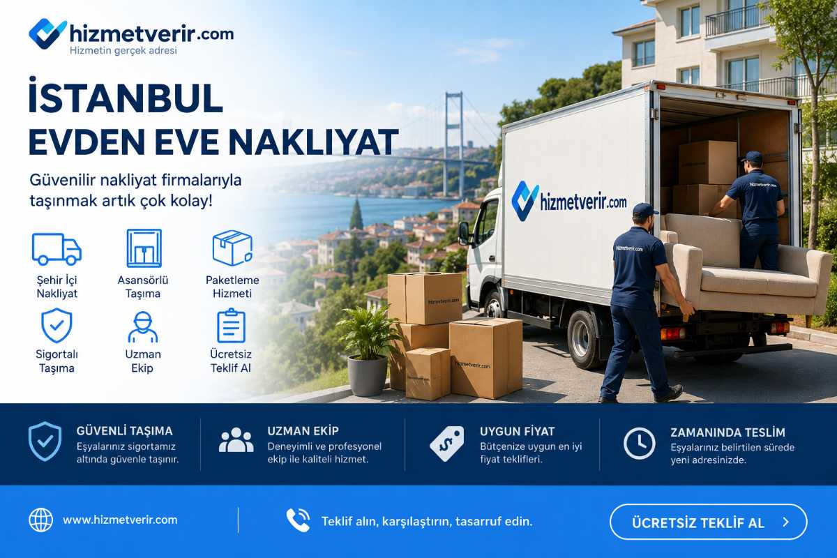 İstanbul Evden Eve Nakliyat Fiyatları 2026